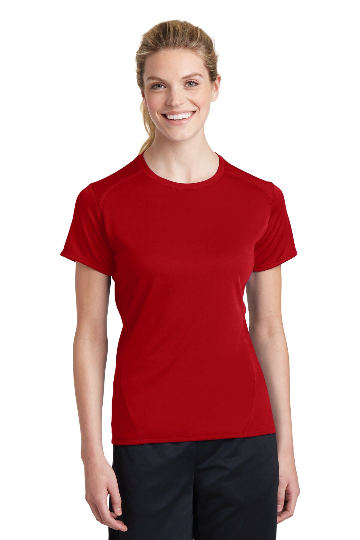 Sport-Tek Ladies Dry Zone Raglan Accent T-Shirt. L473