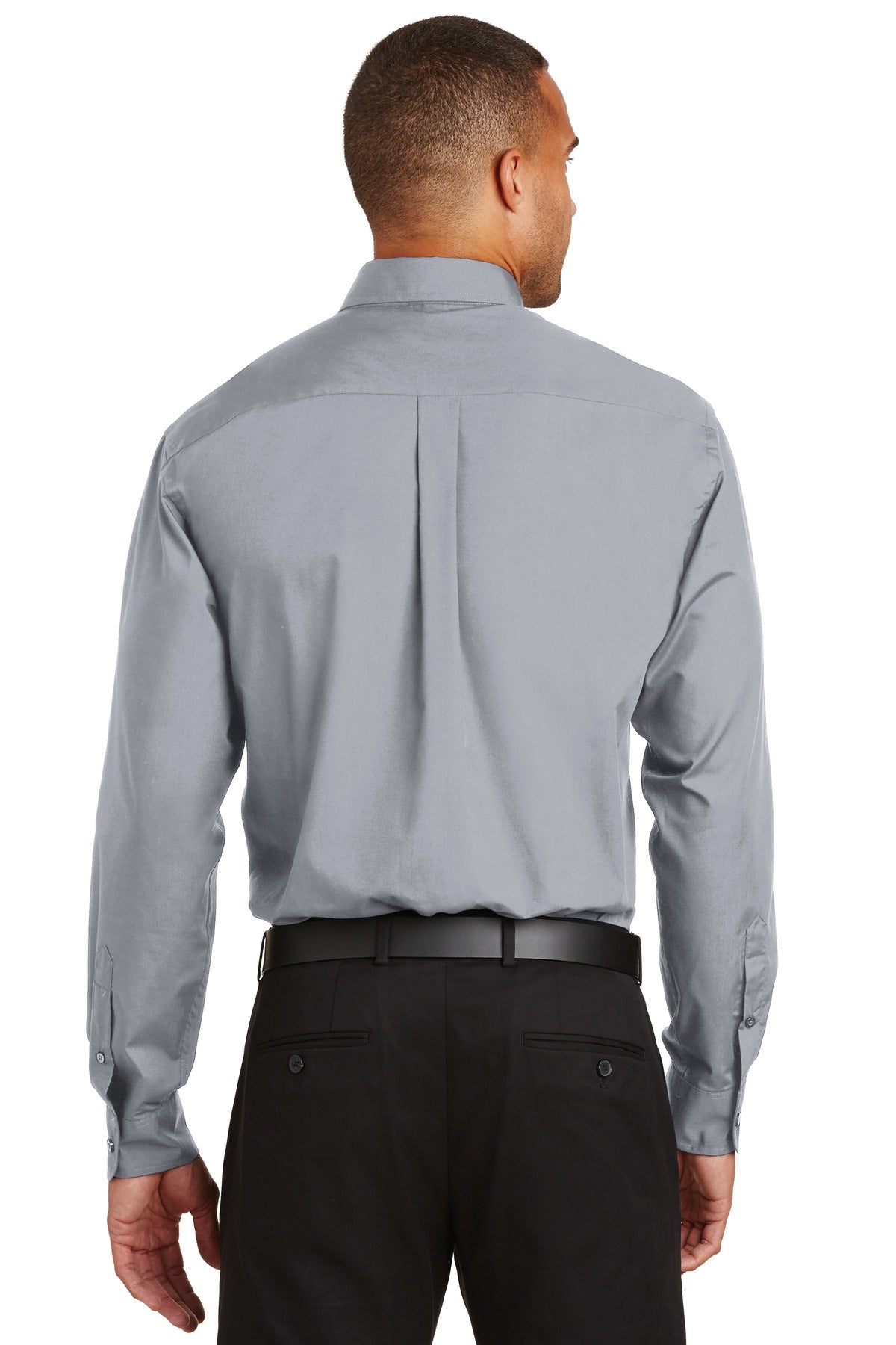 Port Authority Men's Long Sleeve Value Poplin Shirt. S632 Mens Apparel Shirts & Tops