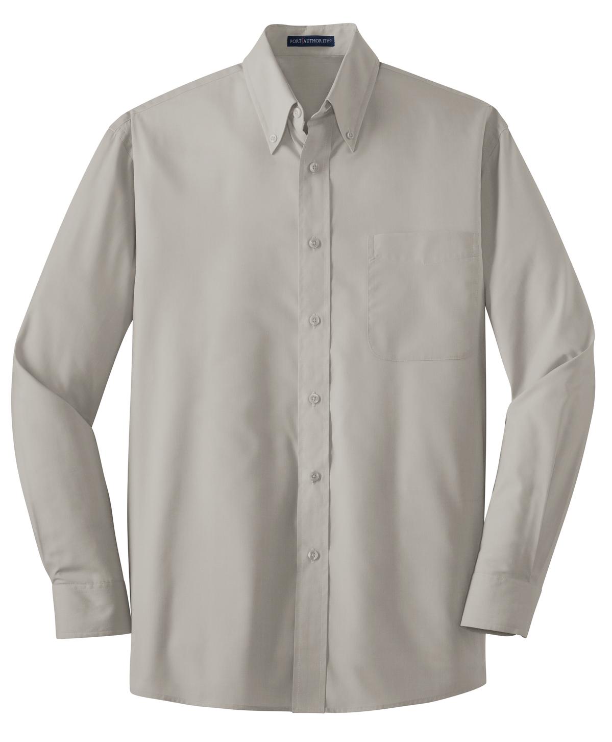 Port Authority Men's Long Sleeve Value Poplin Shirt. S632 Mens Apparel Shirts & Tops