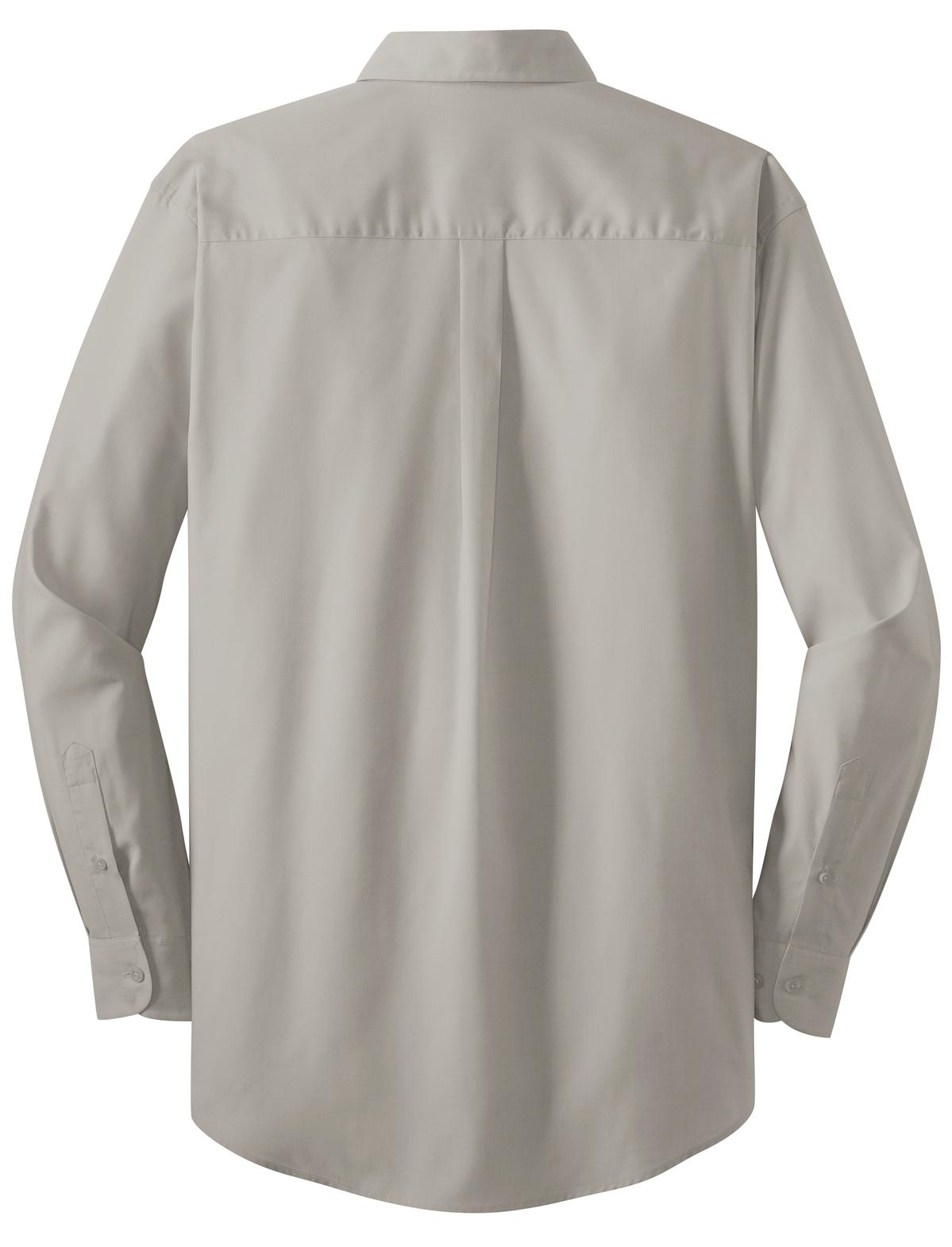 Port Authority Men's Long Sleeve Value Poplin Shirt. S632 Mens Apparel Shirts & Tops