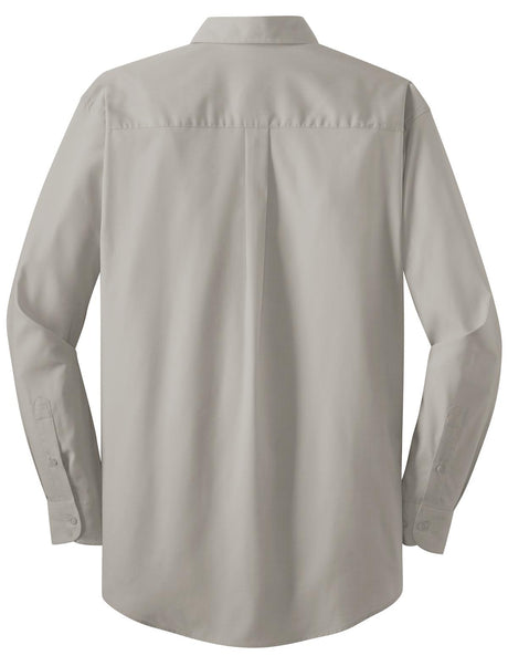 Port Authority Men's Long Sleeve Value Poplin Shirt. S632 Mens Apparel Shirts & Tops