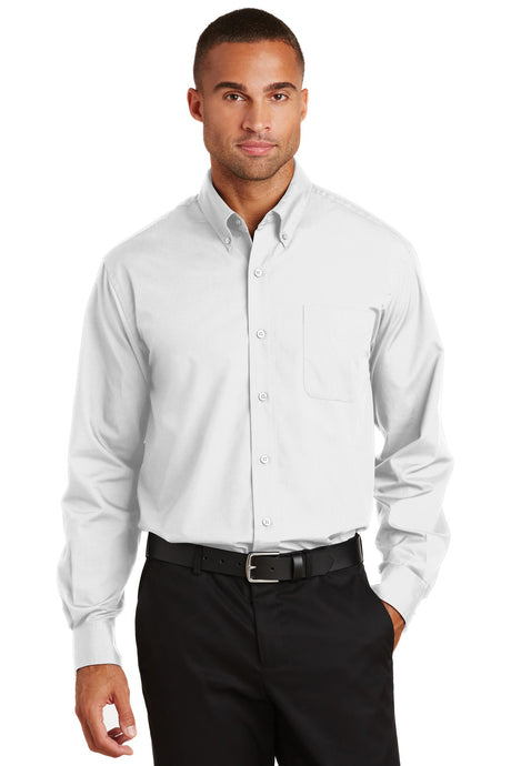 Port Authority Men's Long Sleeve Value Poplin Shirt. S632 Mens Apparel Shirts & Tops