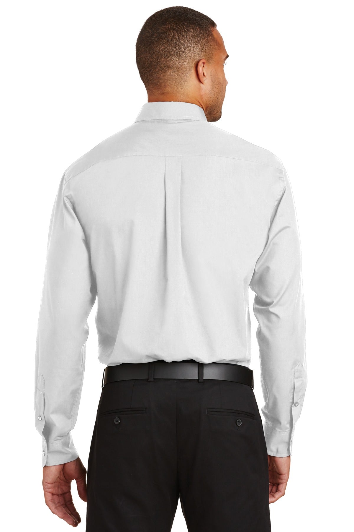 Port Authority Men's Long Sleeve Value Poplin Shirt. S632 Mens Apparel Shirts & Tops