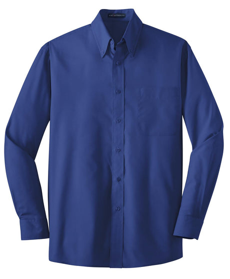 Port Authority Men's Long Sleeve Value Poplin Shirt. S632 Mens Apparel Shirts & Tops