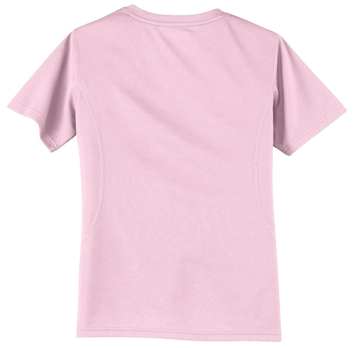 Sport-Tek Dri-Mesh Ladies V-Neck T-Shirt. L468V Womens Apparel Shirts & Tops