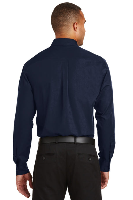 Port Authority Men's Long Sleeve Value Poplin Shirt. S632 Mens Apparel Shirts & Tops