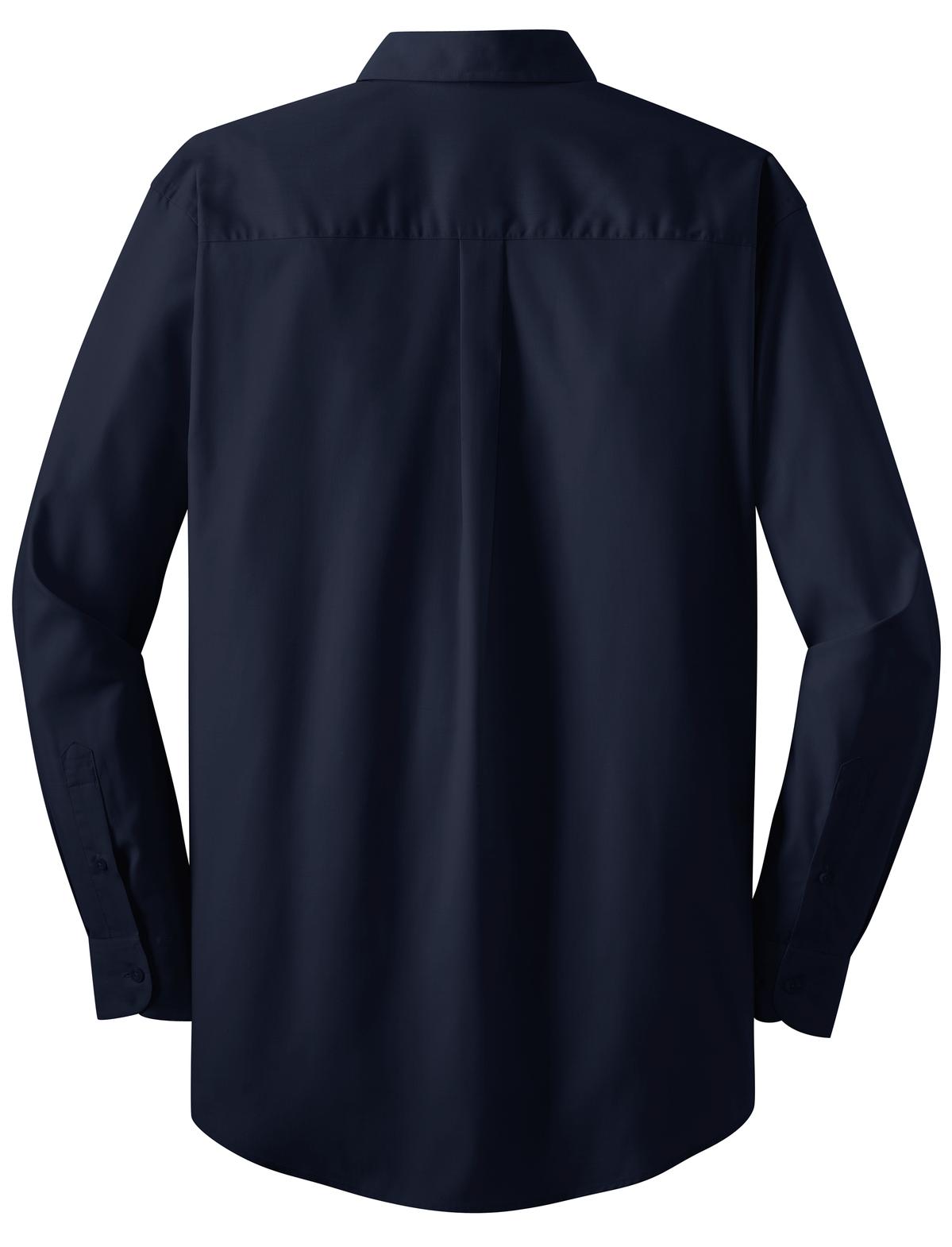 Port Authority Men's Long Sleeve Value Poplin Shirt. S632 Mens Apparel Shirts & Tops