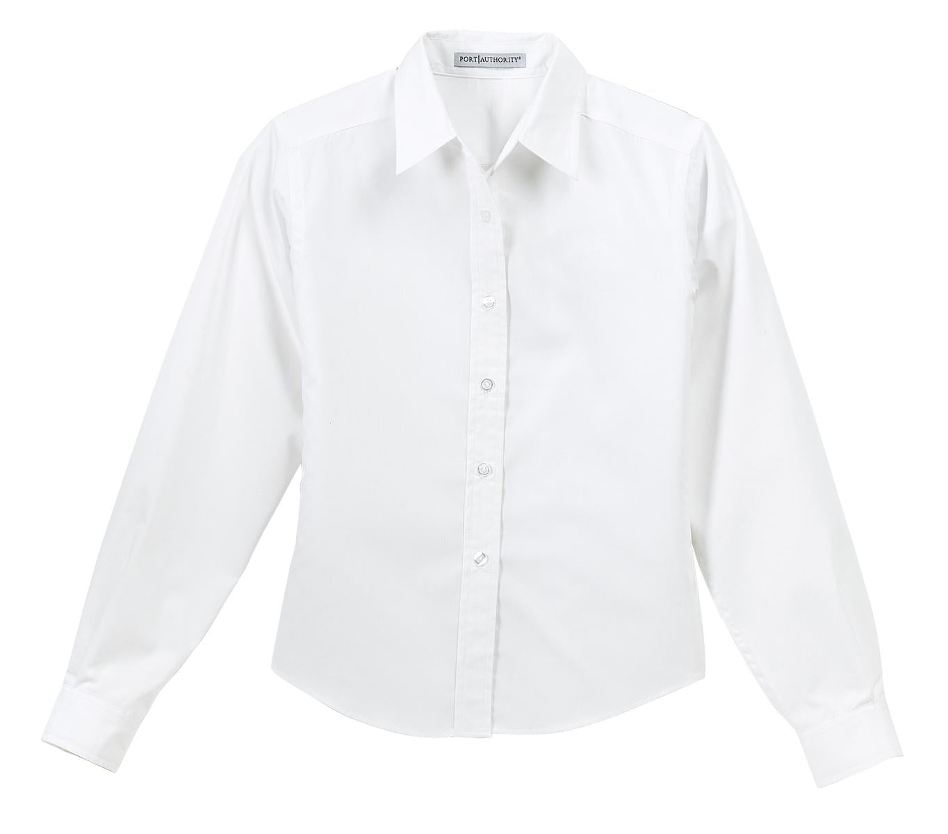 Port Authority Ladies Long Sleeve Easy Care Soil Resistant Shirt.  L607