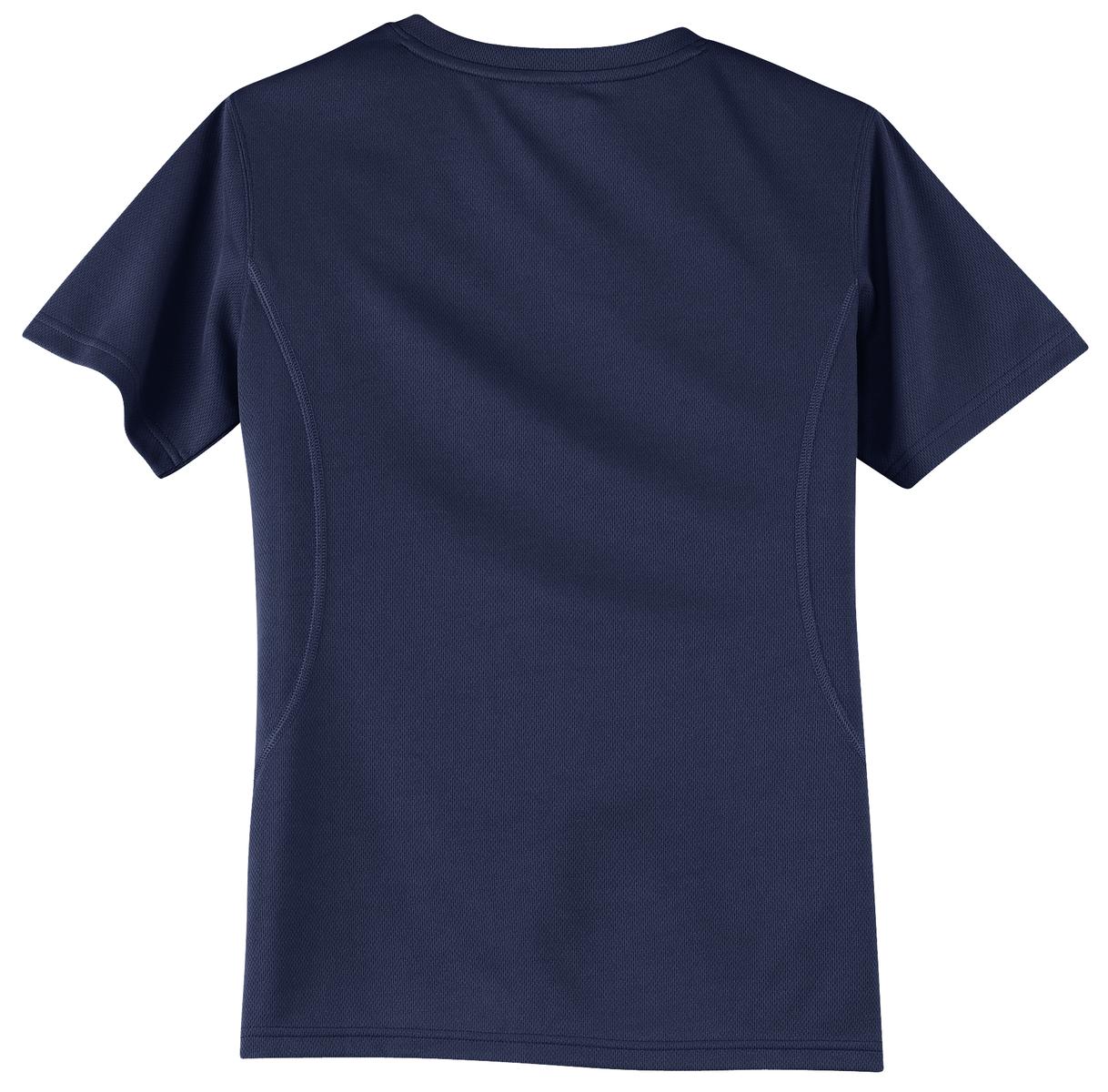 Sport-Tek Dri-Mesh Ladies V-Neck T-Shirt. L468V Womens Apparel Shirts & Tops