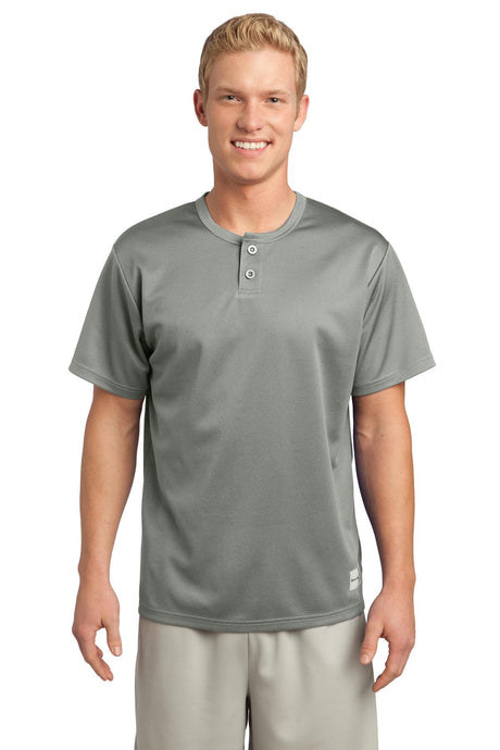 Sport-Tek Men's PosiCharge Tough Mesh Henley. ST215 Mens Apparel Shirts & Tops
