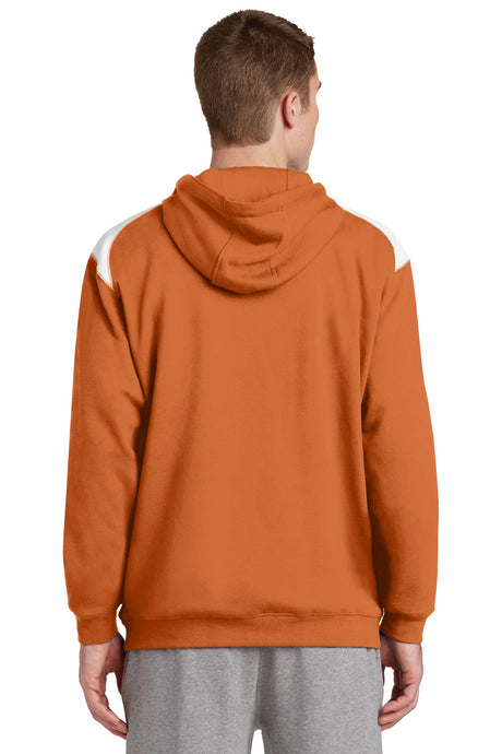 Sport-Tek Men's Pullover Hooded Sweatshirt with Contrast Color. F264 Mens Apparel Sweatshirts & Fleece