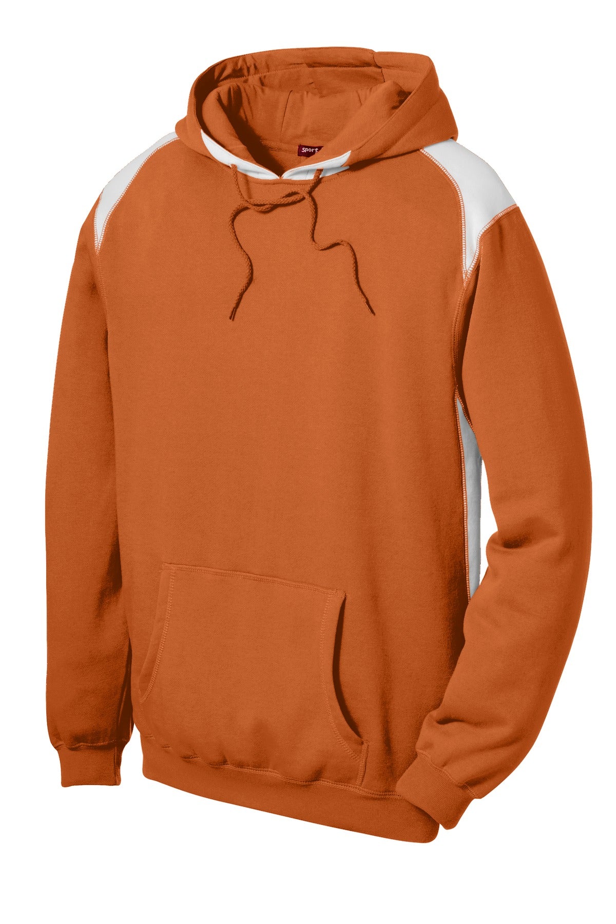 Sport-Tek Men's Pullover Hooded Sweatshirt with Contrast Color. F264 Mens Apparel Sweatshirts & Fleece