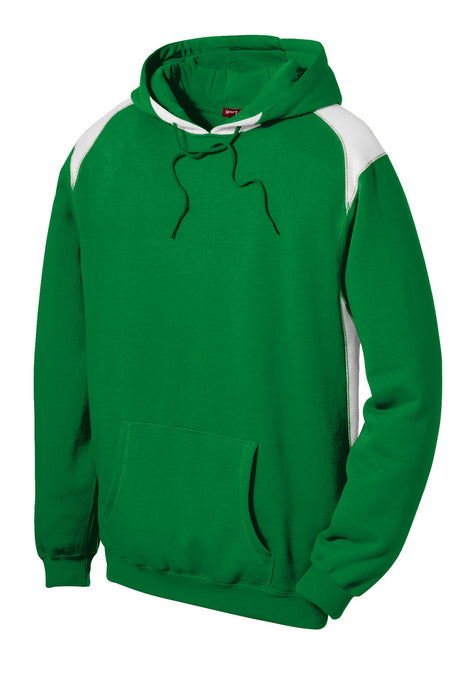 Sport-Tek Men's Pullover Hooded Sweatshirt with Contrast Color. F264 Mens Apparel Sweatshirts & Fleece