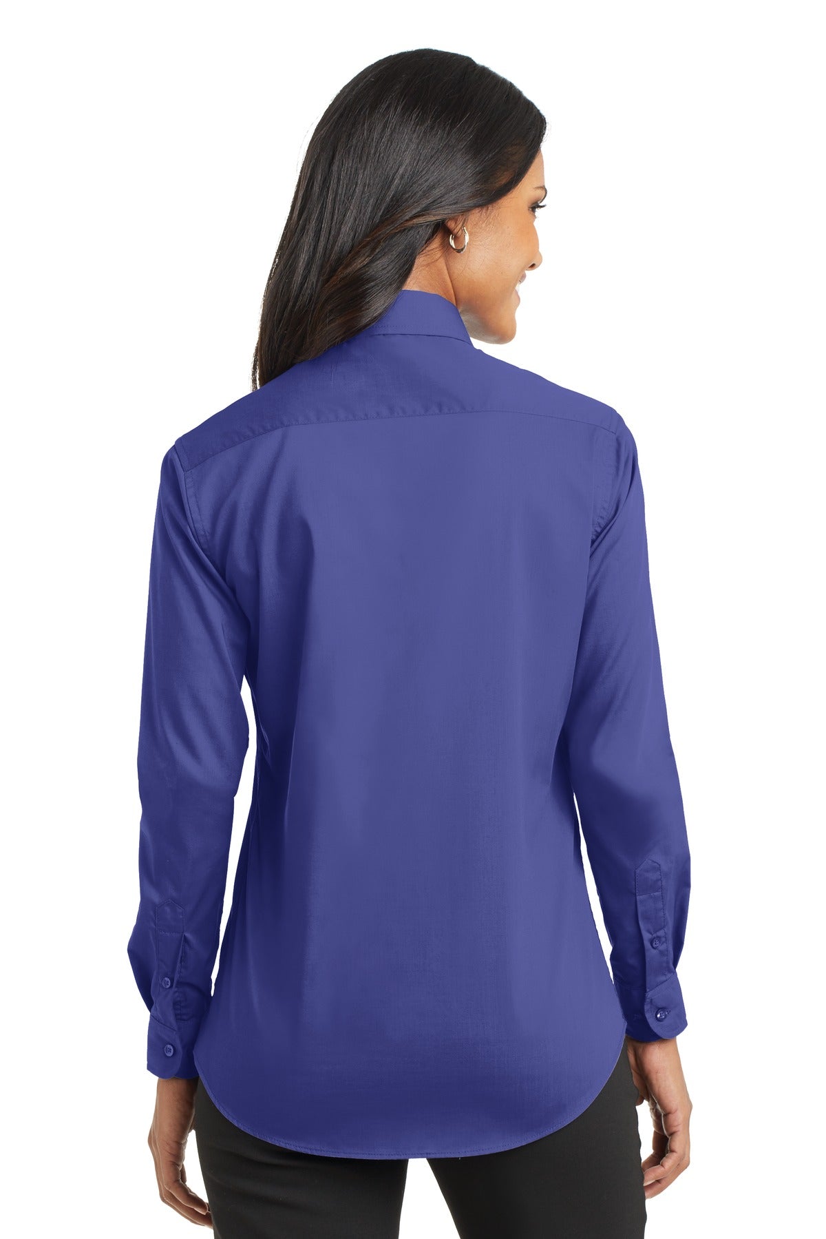 Port Authority Ladies Long Sleeve Value Poplin Shirt. L632