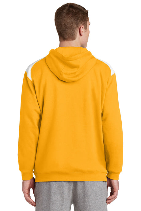 Sport-Tek Men's Pullover Hooded Sweatshirt with Contrast Color. F264 Mens Apparel Sweatshirts & Fleece