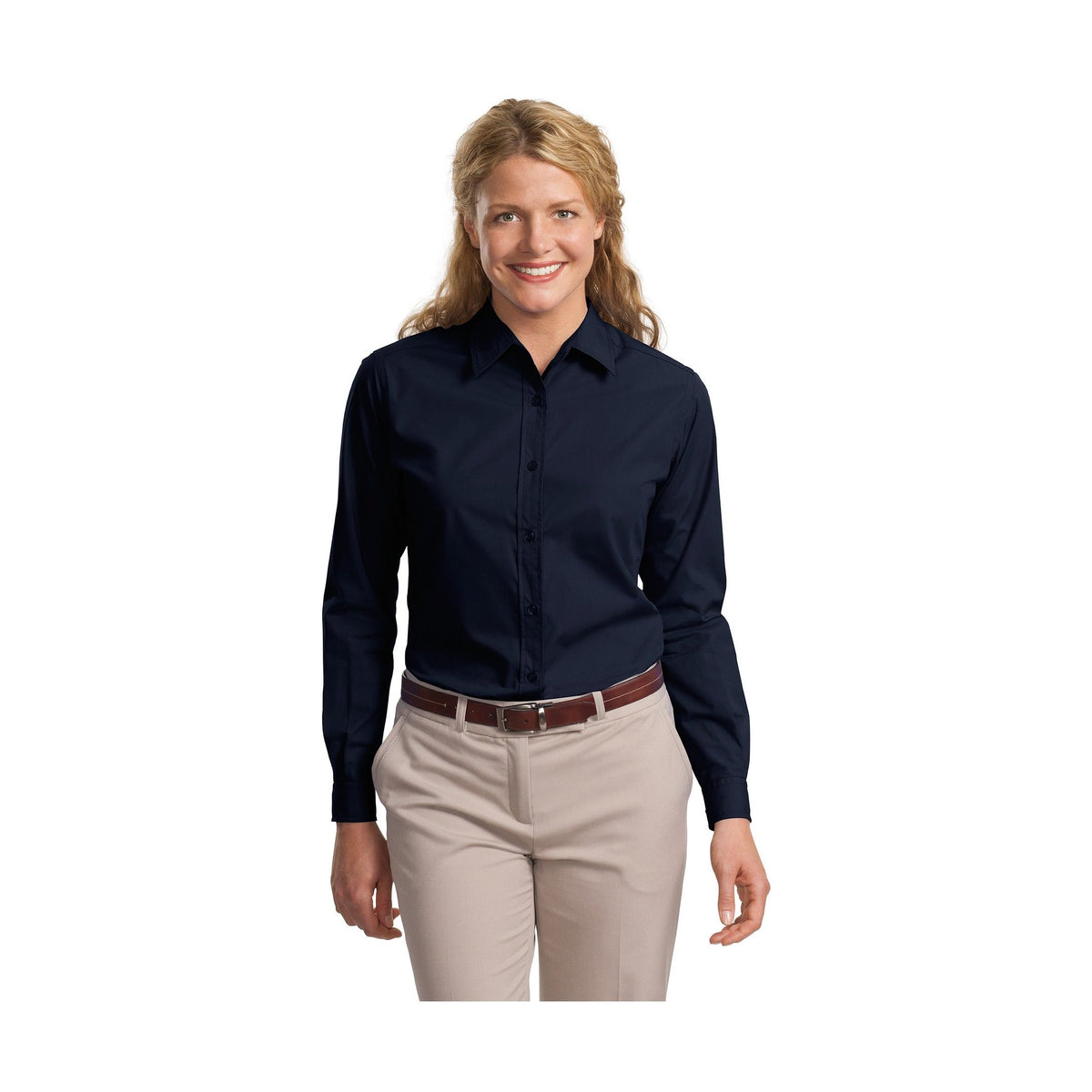 Port Authority Women's Long Sleeve Easy Care, Soil Resistant Shirt