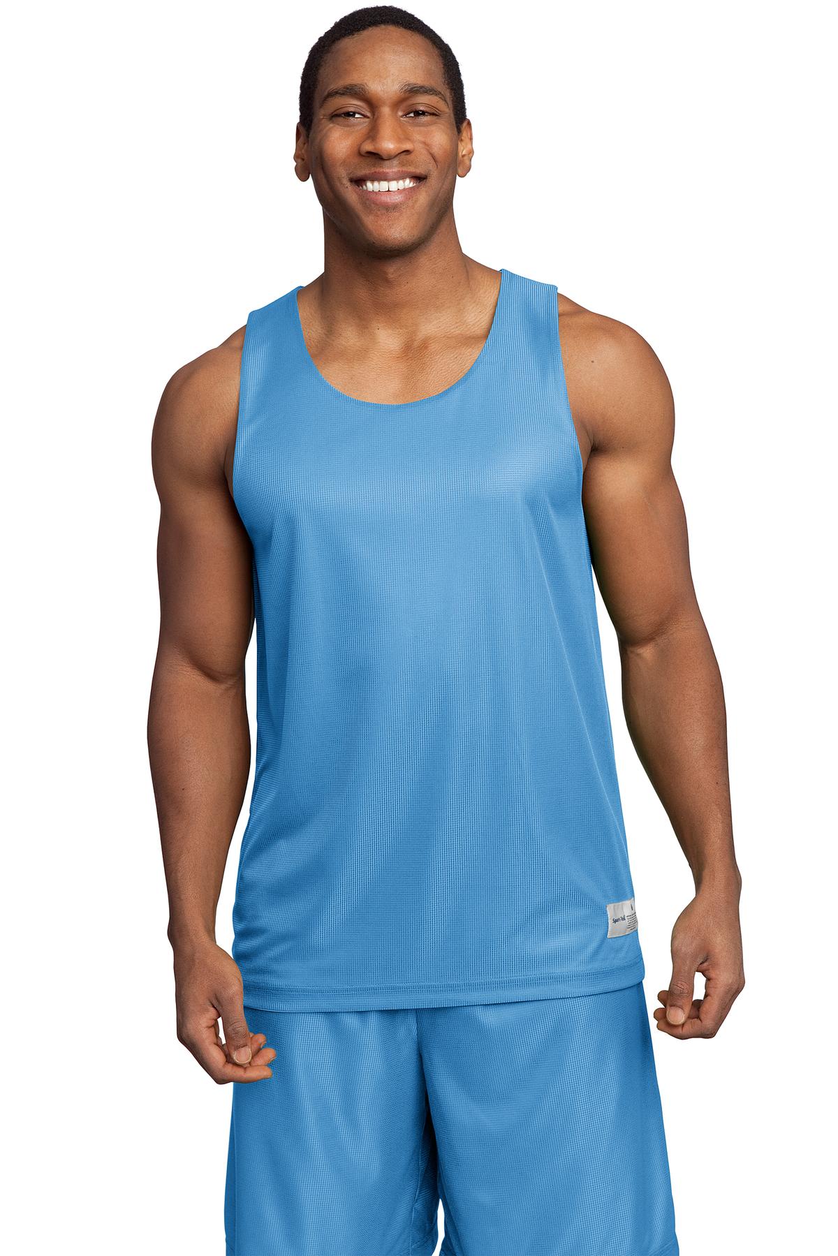 Sport-Tek Men's PosiCharge Mesh Reversible Tank. T550 Mens Apparel Shirts & Tops