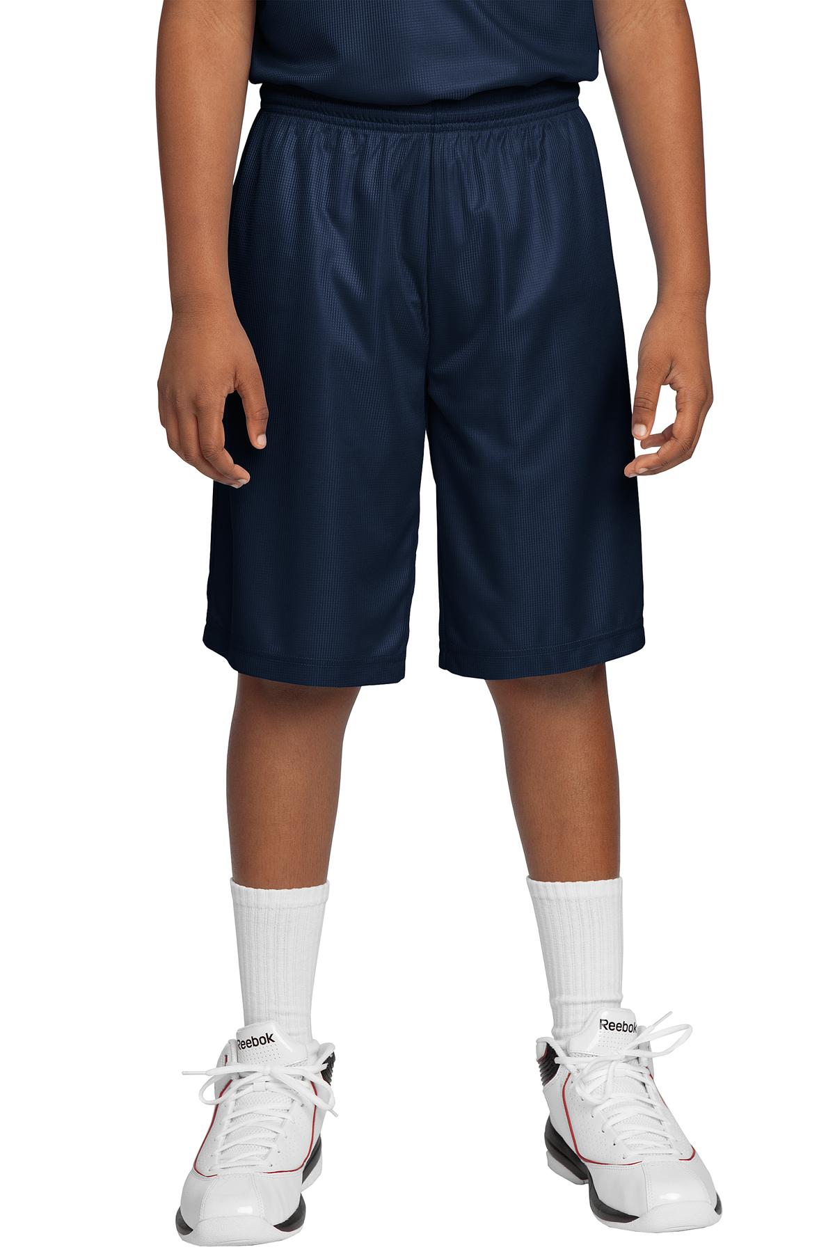 Sport-Tek Youth PosiCharge Mesh Reversible Short