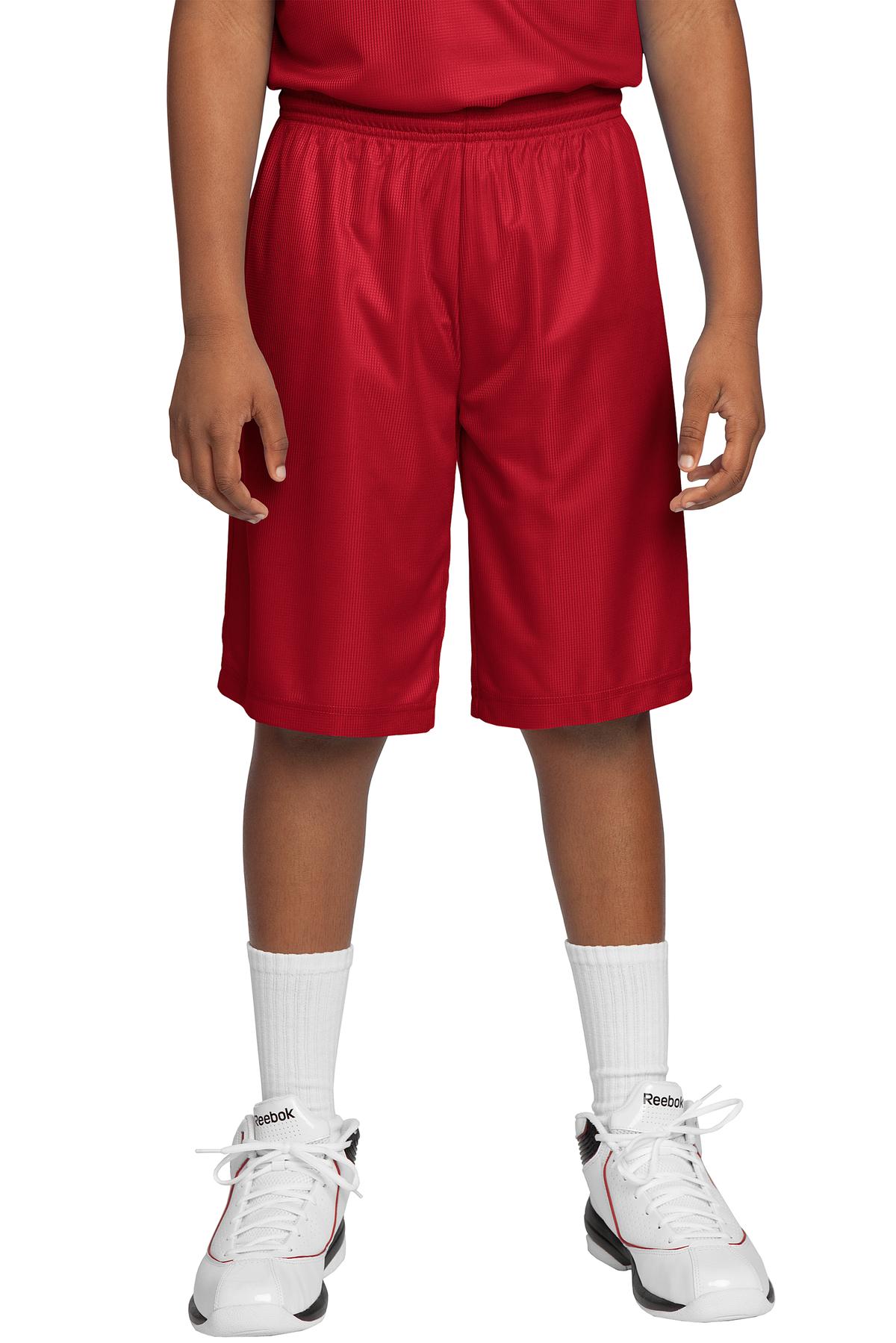 Sport-Tek Youth PosiCharge Mesh Reversible Short
