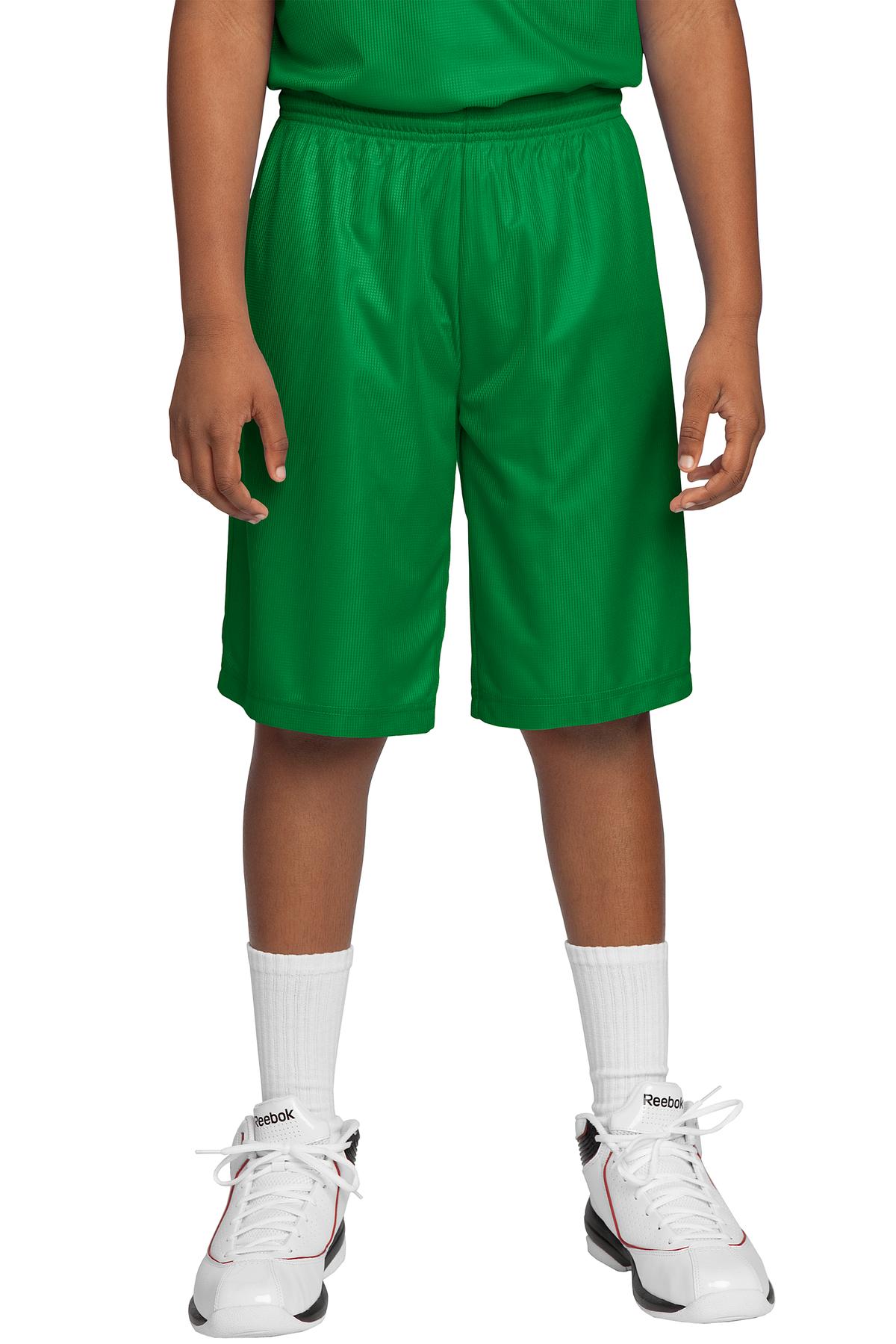 Sport-Tek Youth PosiCharge Mesh Reversible Short