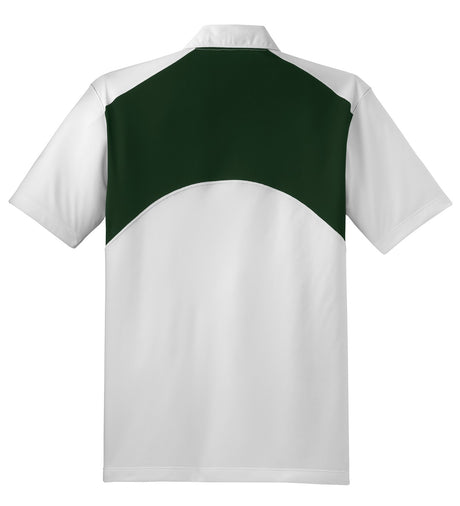 Sport-Tek Men's Back Blocked Micropique Sport-Wick Polo. ST656 Mens Apparel Shirts & Tops