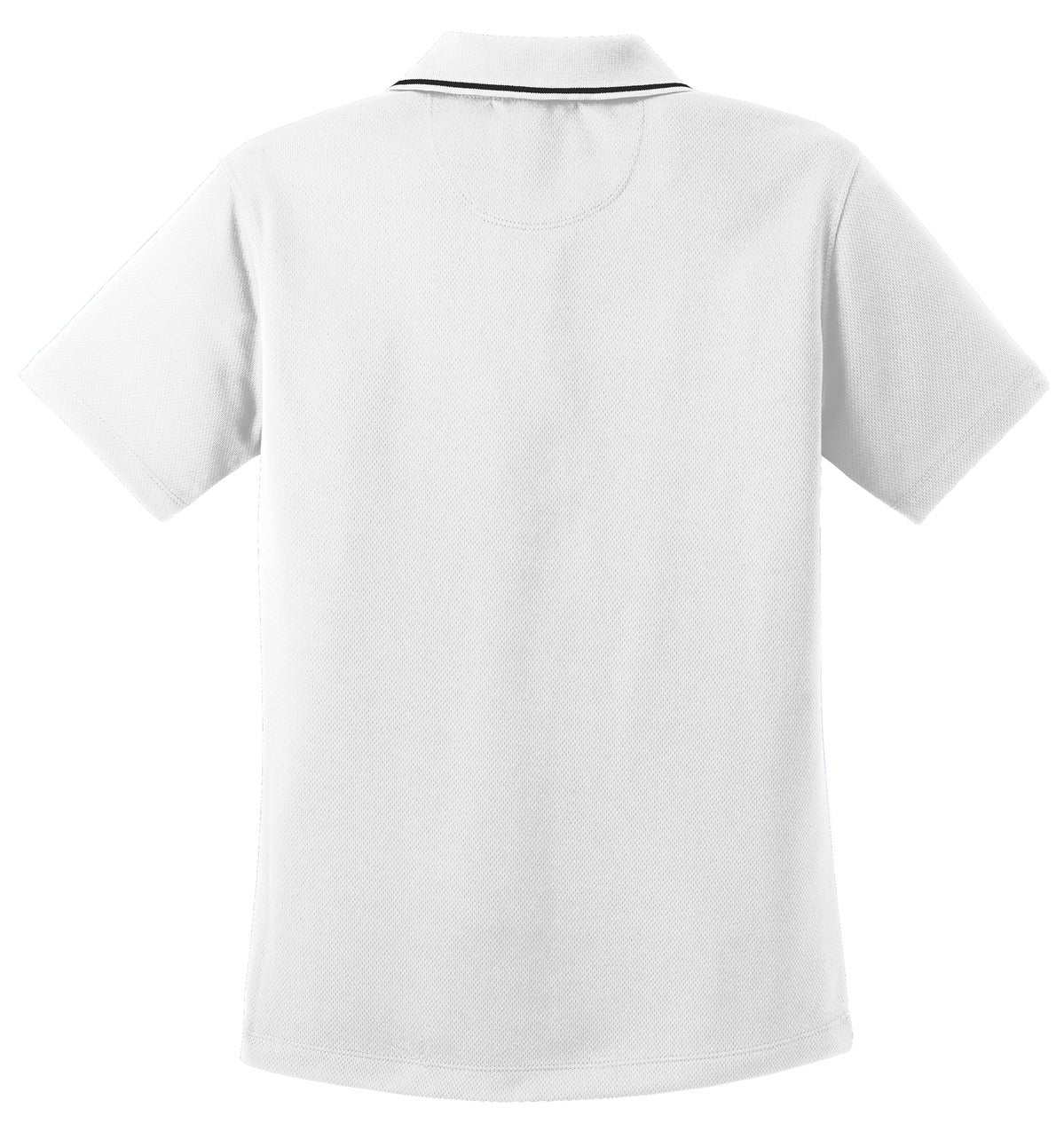 Sport-Tek Ladies Dri-Mesh Polo with Tipped Collar and Piping. L467 Womens Apparel Shirts & Tops