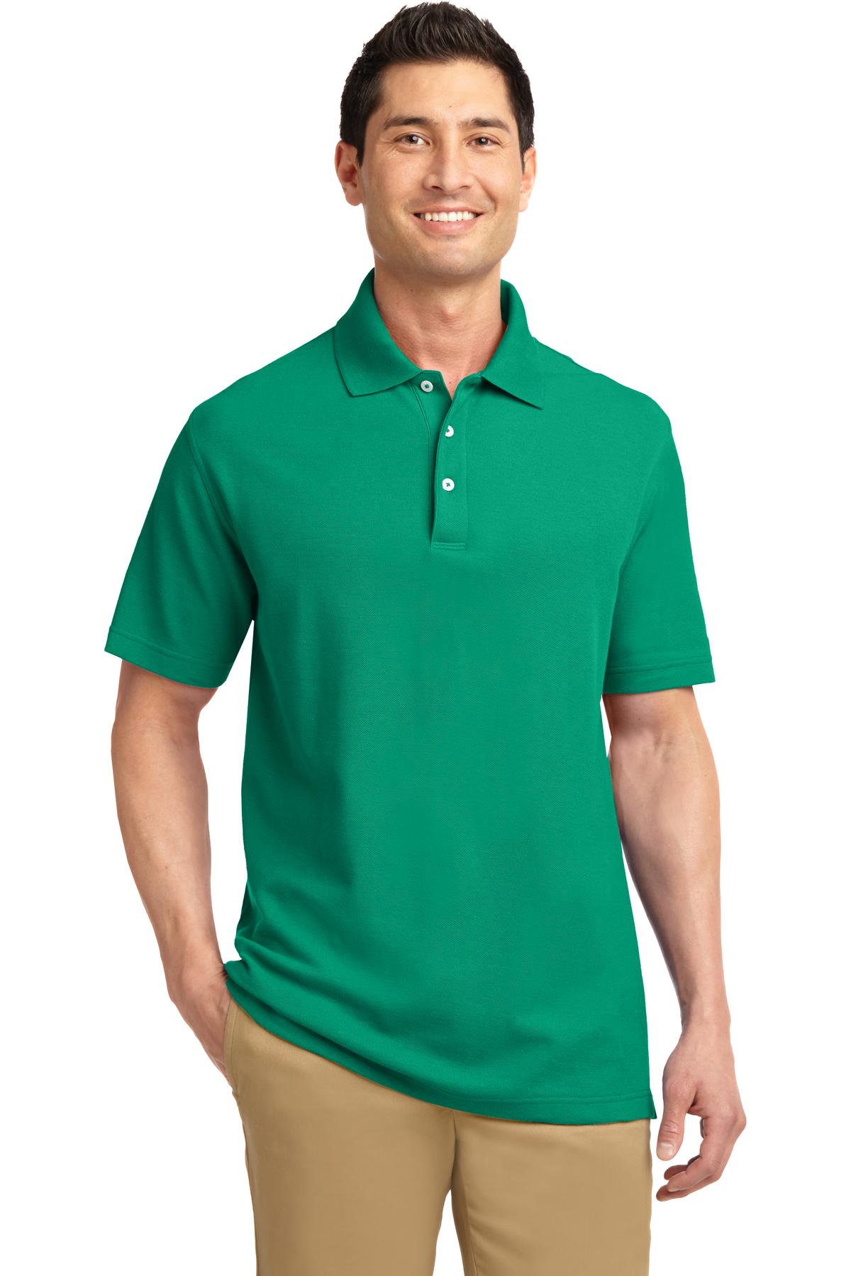 Port Authority Men's EZCotton Pique Polo. K800 Mens Apparel Shirts & Tops