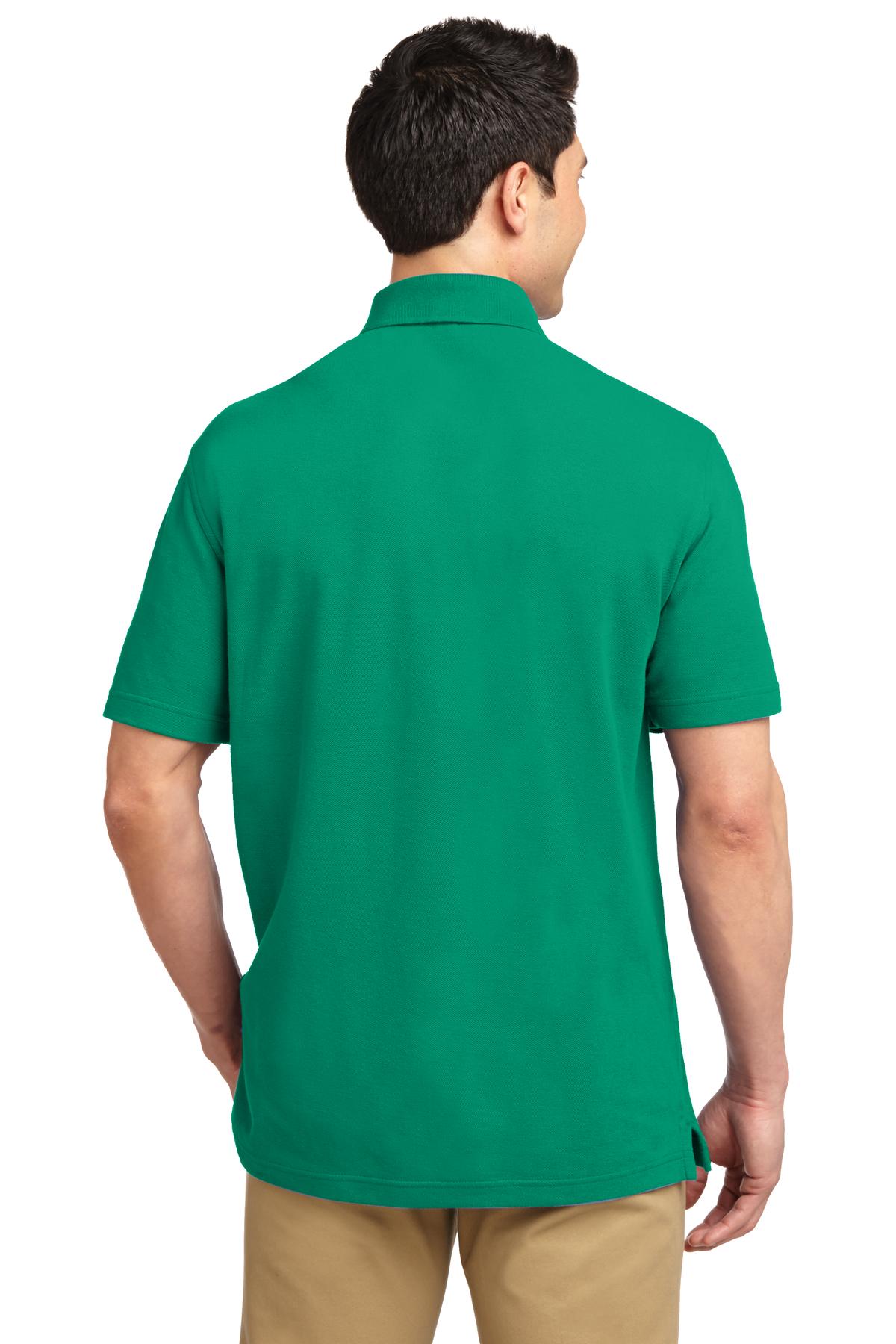 Port Authority Men's EZCotton Pique Polo. K800 Mens Apparel Shirts & Tops