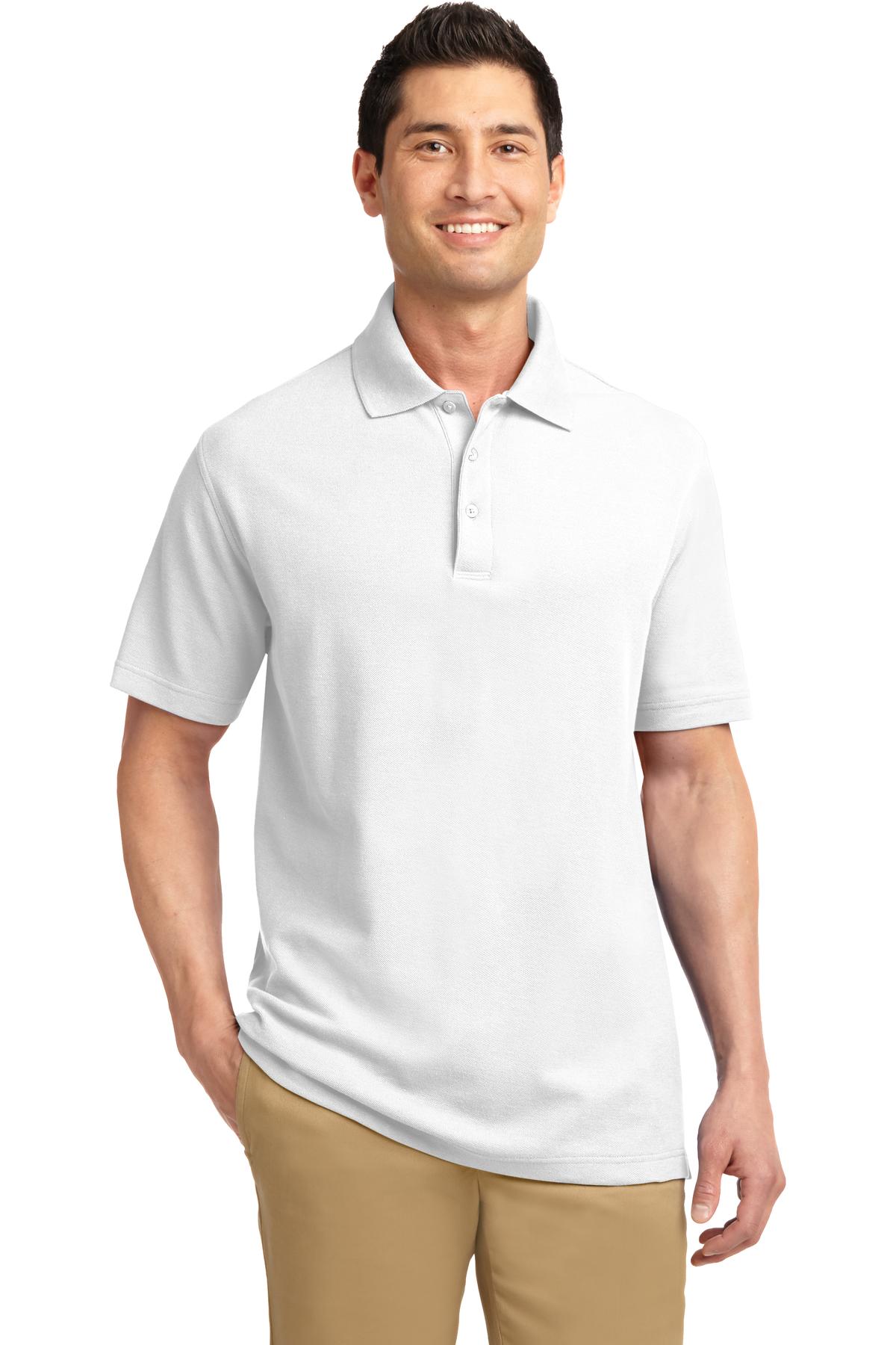 Port Authority Men's EZCotton Pique Polo. K800 Mens Apparel Shirts & Tops