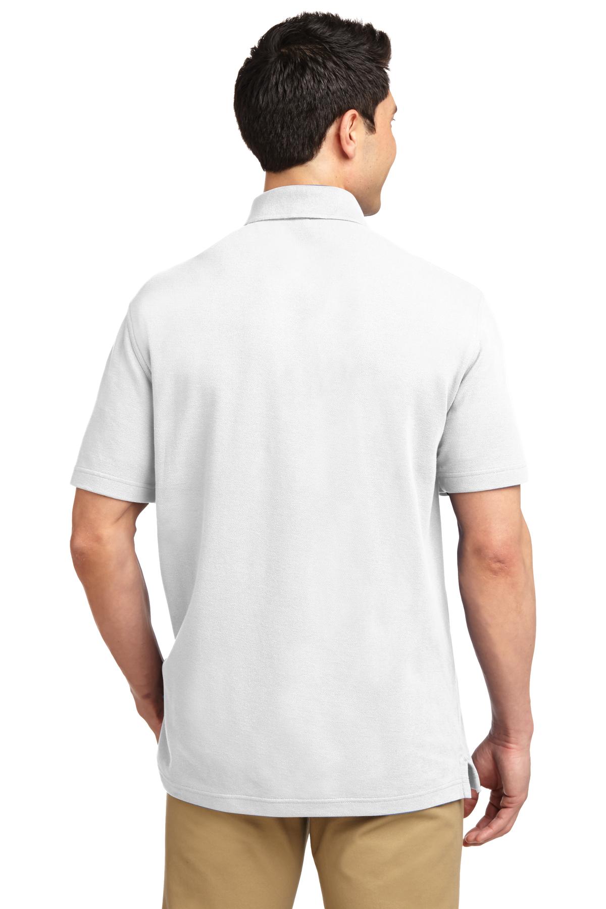 Port Authority Men's EZCotton Pique Polo. K800 Mens Apparel Shirts & Tops