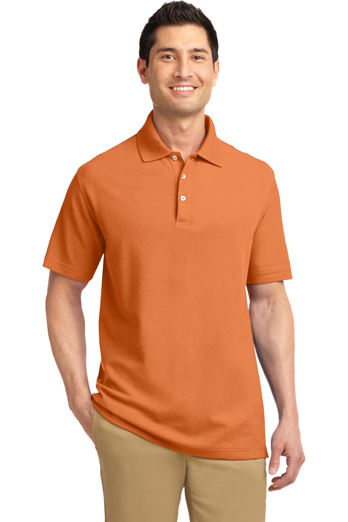 Port Authority Men's EZCotton Pique Polo. K800 Mens Apparel Shirts & Tops