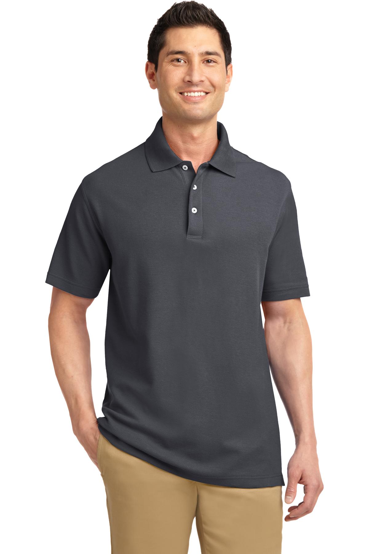 Port Authority Men's EZCotton Pique Polo. K800 Mens Apparel Shirts & Tops