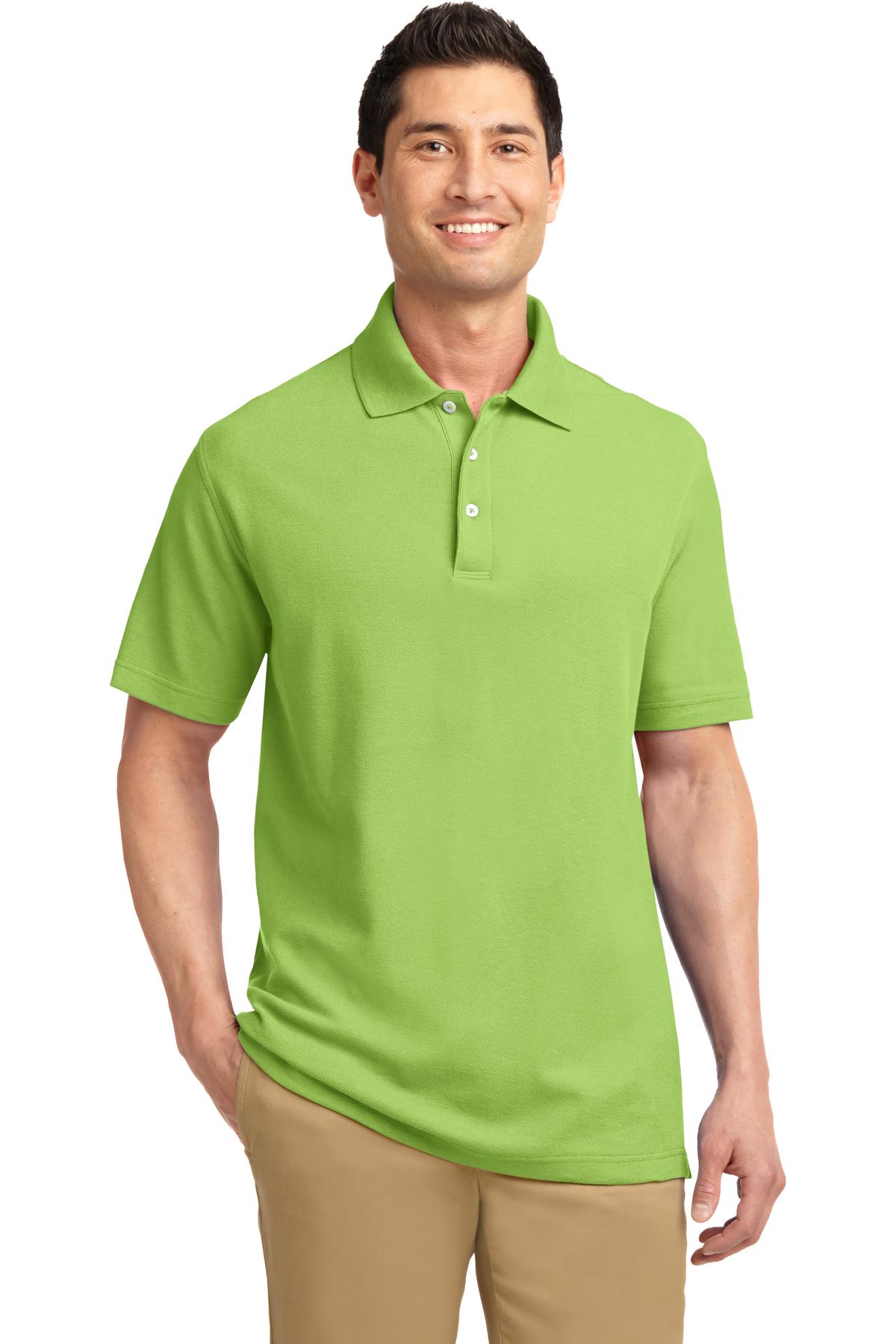 Port Authority Men's EZCotton Pique Polo. K800 Mens Apparel Shirts & Tops