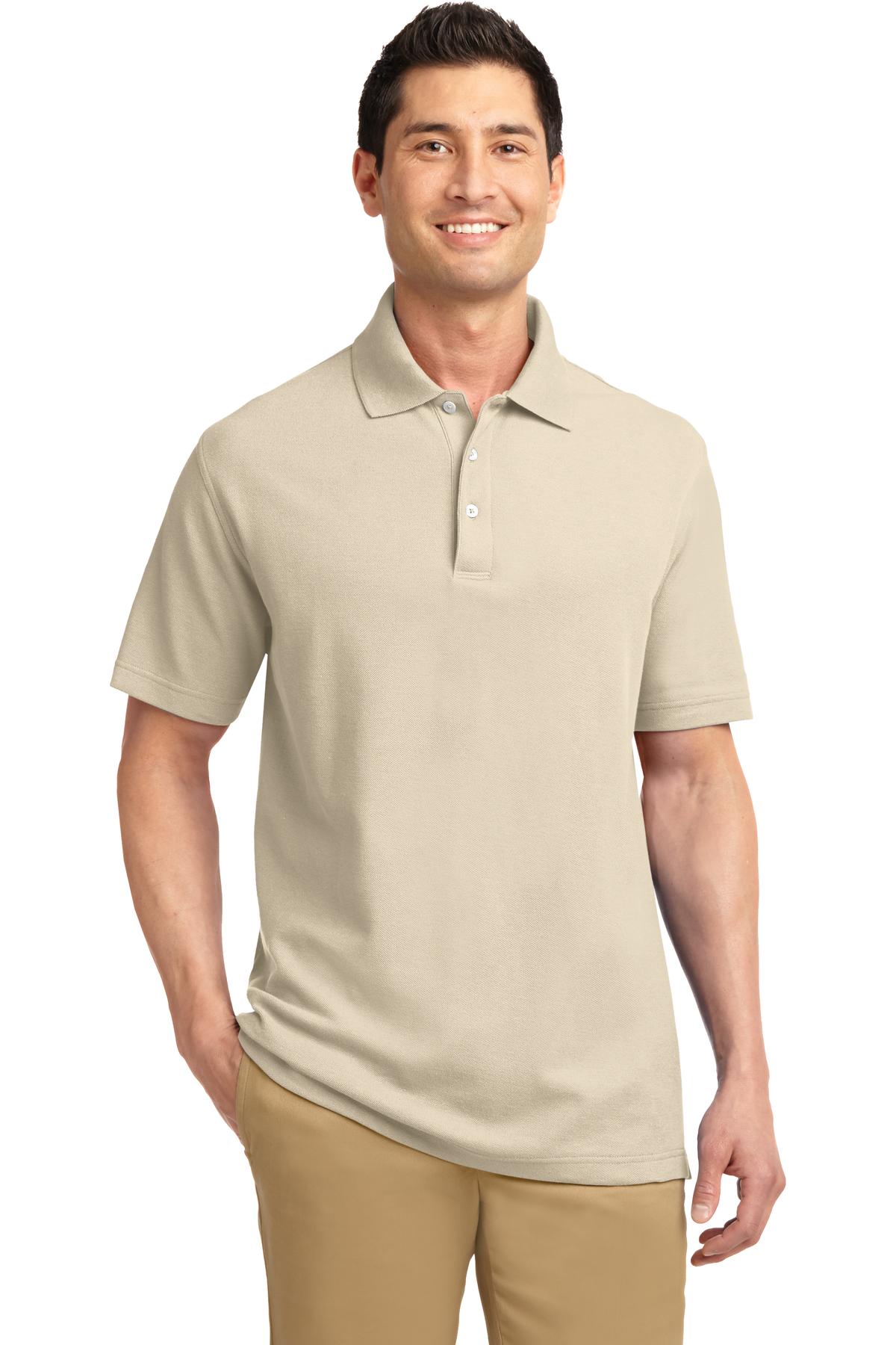 Port Authority Men's EZCotton Pique Polo. K800 Mens Apparel Shirts & Tops