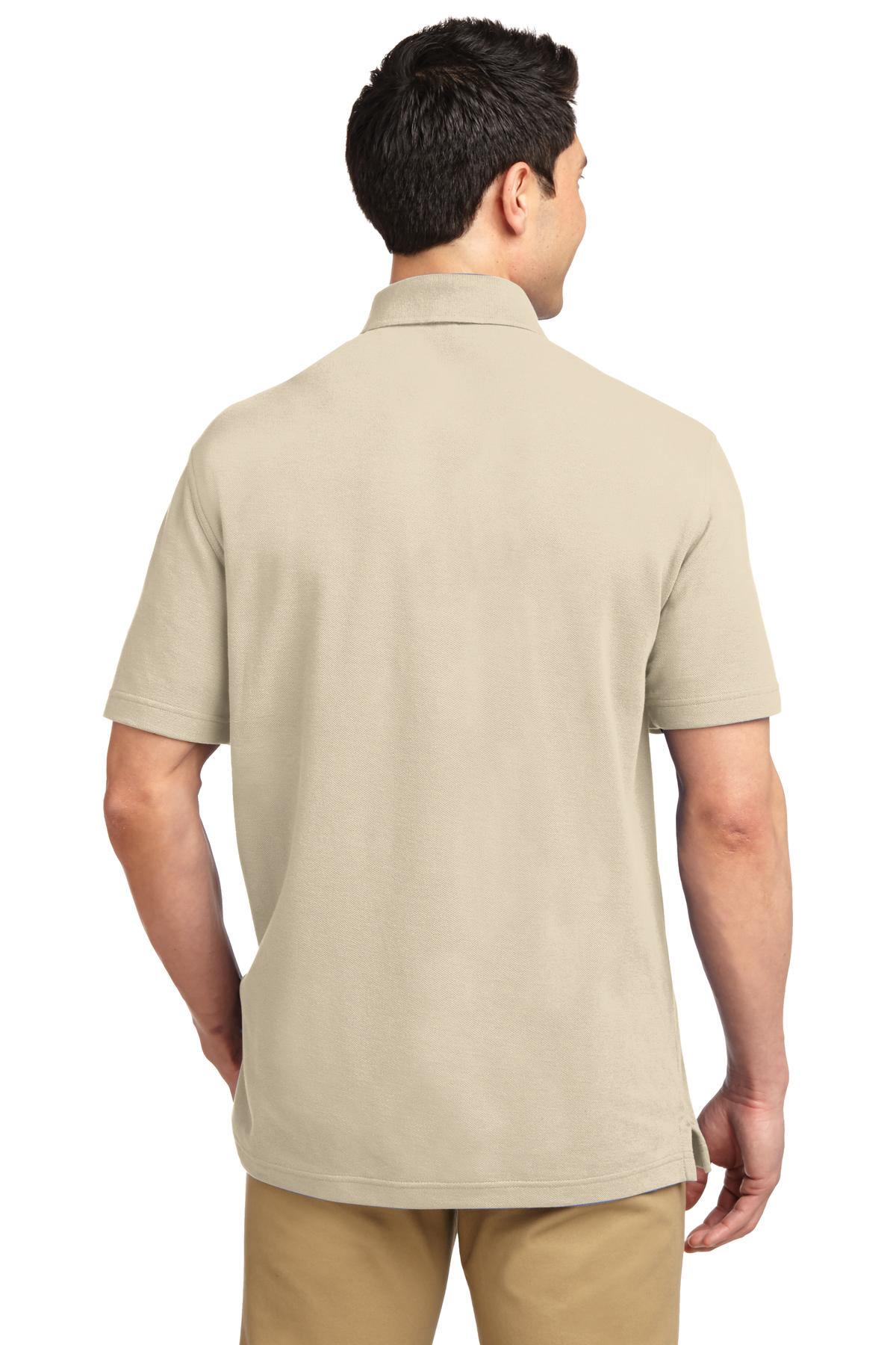 Port Authority Men's EZCotton Pique Polo. K800 Mens Apparel Shirts & Tops