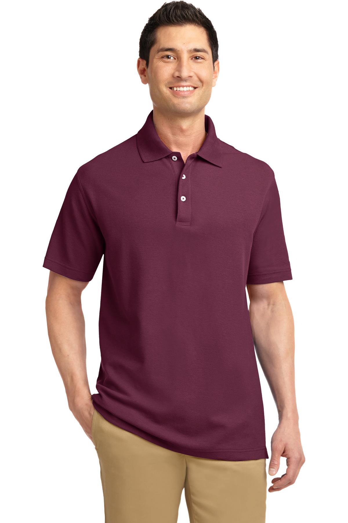 Port Authority Men's EZCotton Pique Polo. K800 Mens Apparel Shirts & Tops