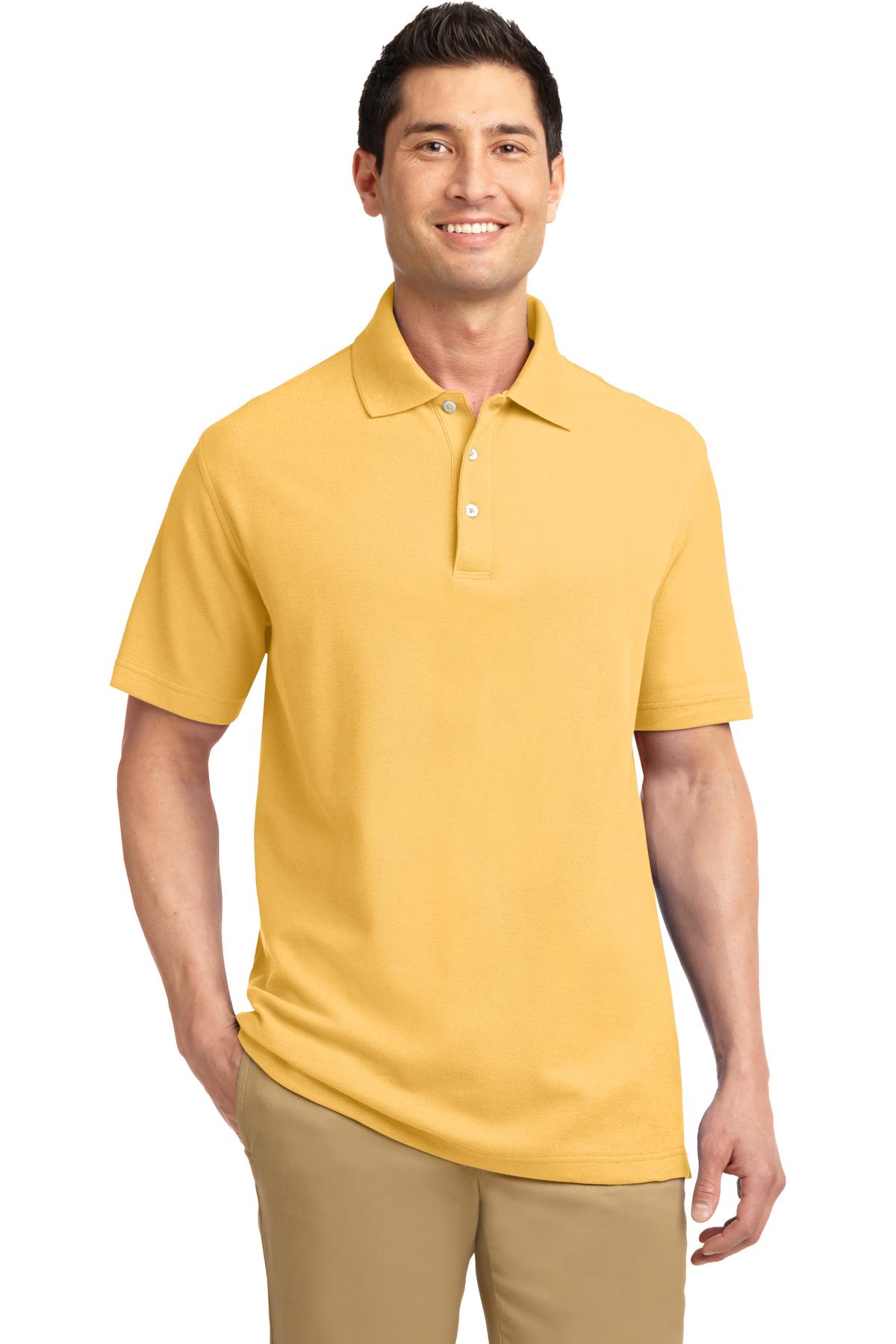 Port Authority Men's EZCotton Pique Polo. K800 Mens Apparel Shirts & Tops