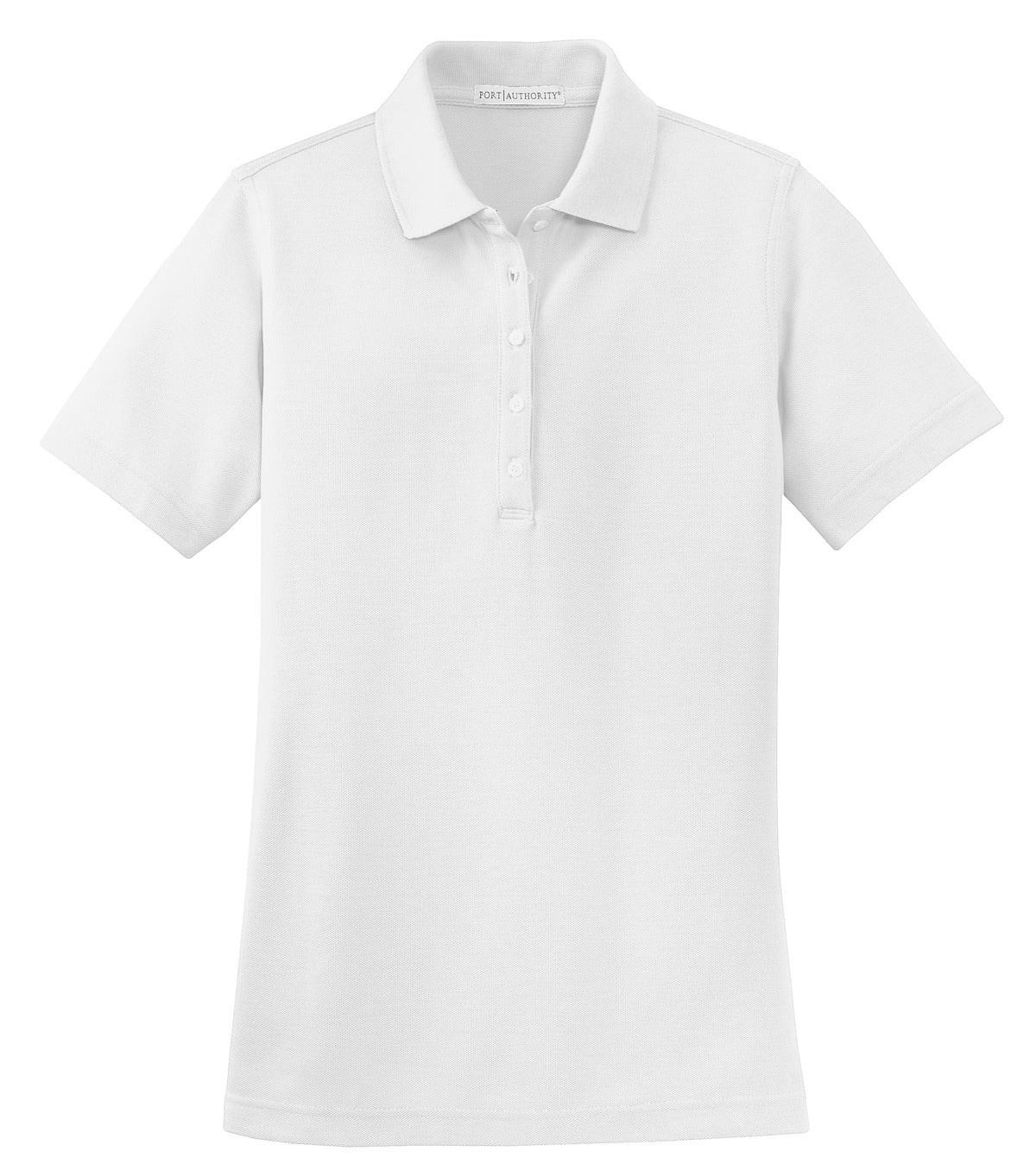 Port Authority Ladies EZCotton Pique Polo. L800 Womens Apparel Shirts & Tops