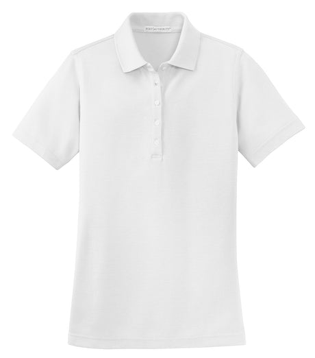 Port Authority Ladies EZCotton Pique Polo. L800 Womens Apparel Shirts & Tops