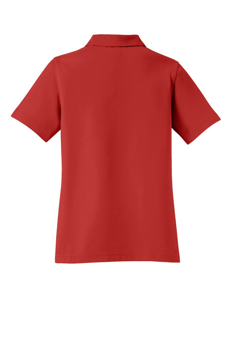 Port Authority Ladies EZCotton Pique Polo. L800 Womens Apparel Shirts & Tops