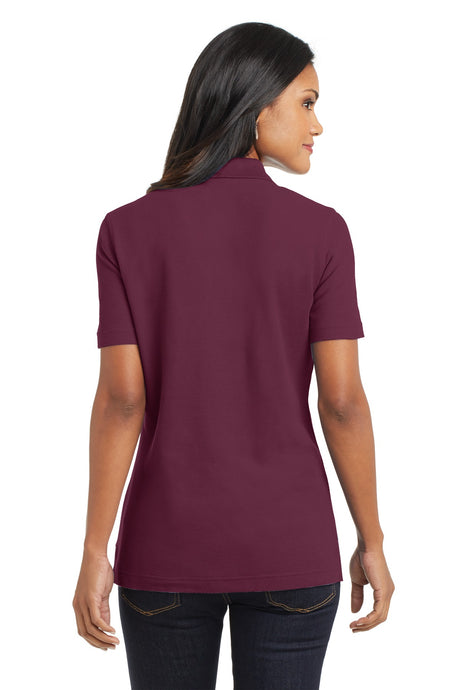 Port Authority Ladies EZCotton Pique Polo. L800 Womens Apparel Shirts & Tops