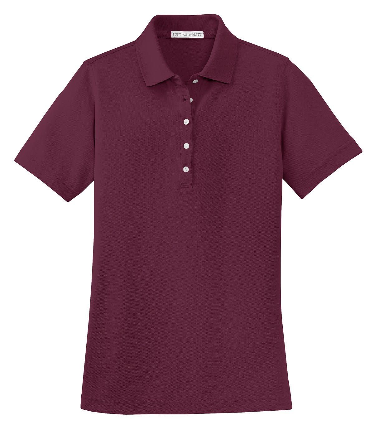 Port Authority Ladies EZCotton Pique Polo. L800 Womens Apparel Shirts & Tops