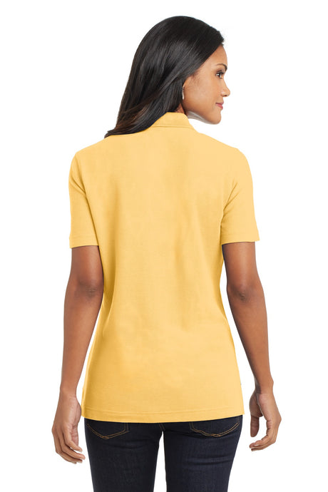 Port Authority Ladies EZCotton Pique Polo. L800 Womens Apparel Shirts & Tops