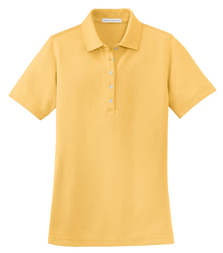 Port Authority Ladies EZCotton Pique Polo. L800 Womens Apparel Shirts & Tops