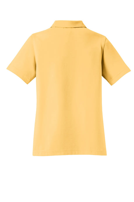 Port Authority Ladies EZCotton Pique Polo. L800 Womens Apparel Shirts & Tops