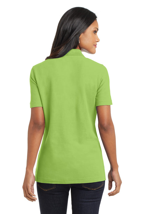 Port Authority Ladies EZCotton Pique Polo. L800 Womens Apparel Shirts & Tops