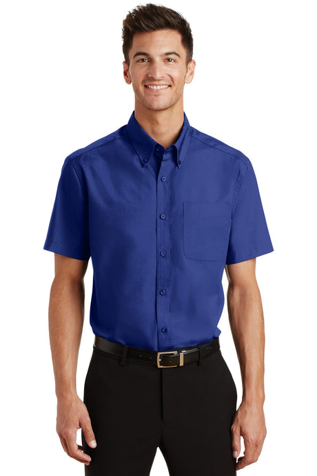 Port Authority Men's Short Sleeve Value Poplin Shirt. S633 Mens Apparel Shirts & Tops