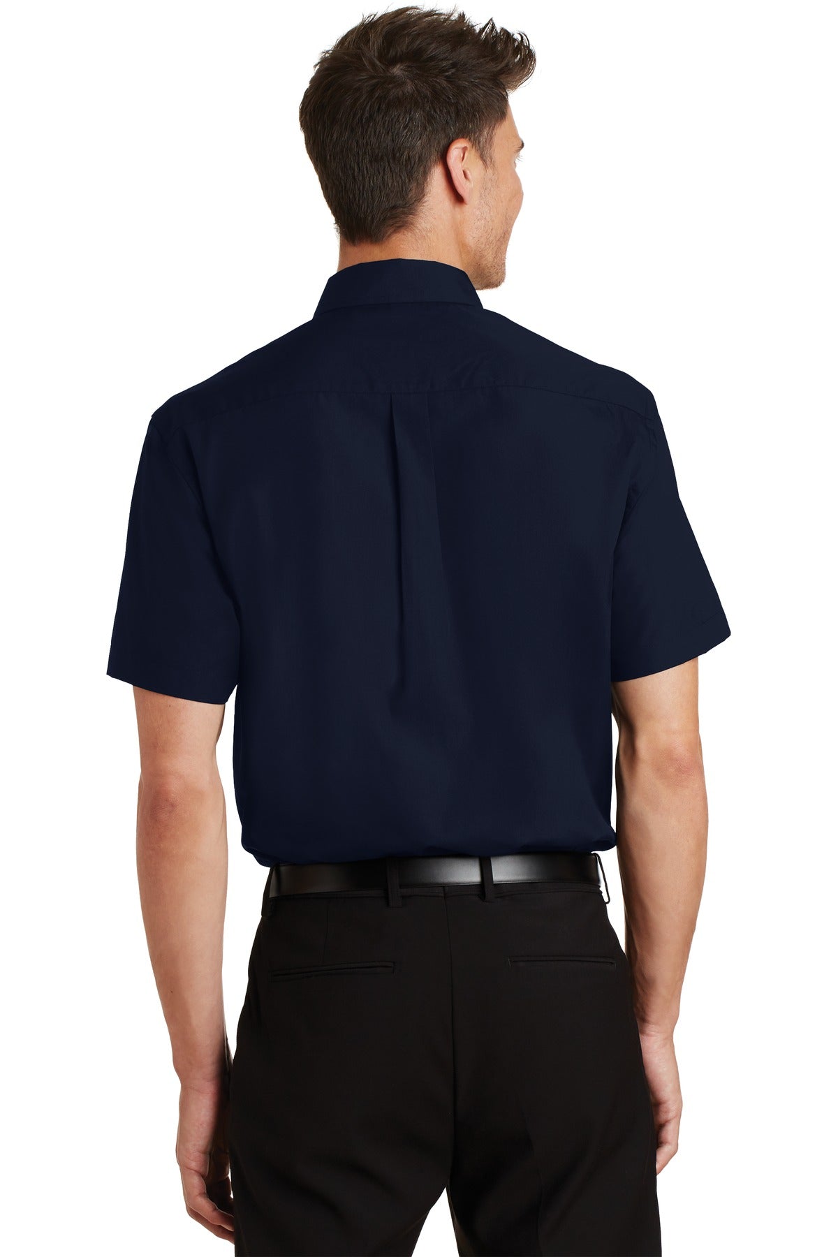 Port Authority Men's Short Sleeve Value Poplin Shirt. S633 Mens Apparel Shirts & Tops