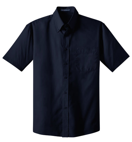 Port Authority Men's Short Sleeve Value Poplin Shirt. S633 Mens Apparel Shirts & Tops