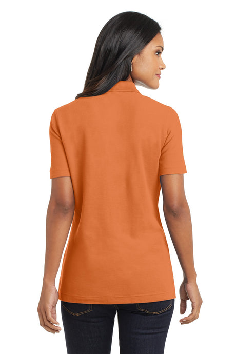 Port Authority Ladies EZCotton Pique Polo. L800 Womens Apparel Shirts & Tops